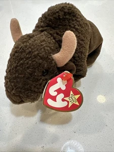 VERY RARE Ty Beanie Baby ROAM the Buffalo1998 RETIRED W/ MULTIPLE ERRORS BELOW! - Picture 1 of 12