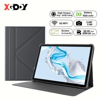 2025 Neuest Tablet Android 15 10.1 Zoll 16GB RAM+256GB ROM 7000mAh Octa core IPS - Bild 1 von 4