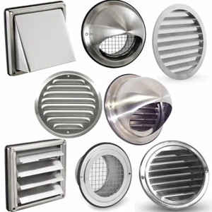 Rejilla de protección contra la intemperie rejilla de ventilación campana de aire de escape rejilla de láminas rejilla de aire de escape - Imagen 1 de 15