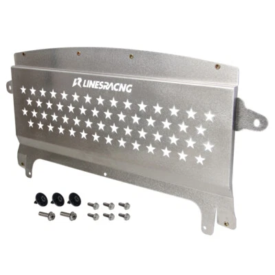 Silver Aluminum Skid Plate for 2014-2020 BMW F80 M3 F82 F83 M4 S55 3.0L Turbo - Image 1 of 4