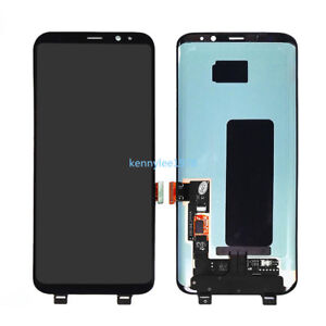 For Samsung Galaxy S8+ Plus G955F LCD Display Touch Screen Digitizer black+cover
