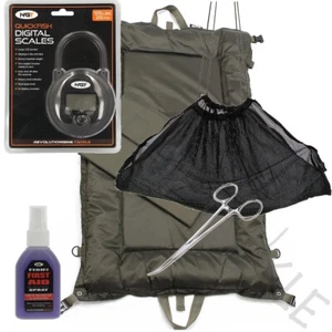 NGT Unhooking Beanie Mat Weigh Sling Scales Fish Aid Spray Carp Fishing - Imagen 1 de 24