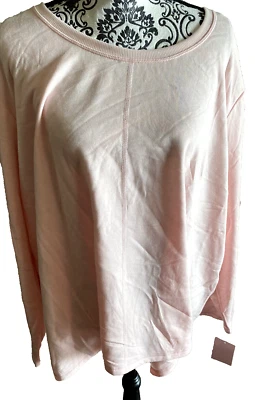 NUEVO CON ETIQUETAS Hanes 3X Camisa Rosa Confort Dormir Talla 3 XL Sudadera Suave Top Manga Larga Foto 1 de 4