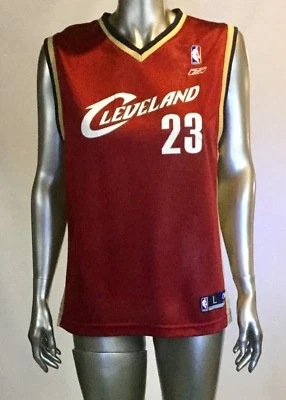 Camiseta Reebok Juvenil LeBron James Talla Grande 14-16 #23 Cleveland Cavaliers NBA  Foto 1 de 4