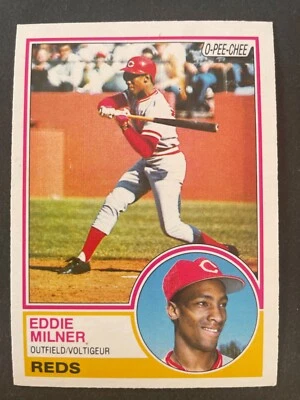 Eddie MILNER 1983 O-Pee-Chee Baseball #363 Cincinnati Reds - Image 1 of 2