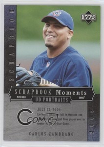 2005 Upper Deck Portraits Scrapbook Moments /250 Carlos Zambrano #SM-CZ