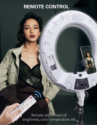 Yidoblo LX-480SII 48W 5500K LED Ring Light With Remote Controller For Youtube - Image 1 of 4