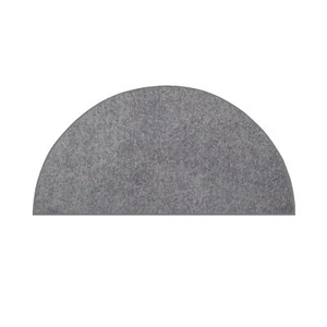 Bright House Solid Color Area Rugs Grey - 22'' x 44'' Half Round, Indoor, Sta... - Picture 1 of 10