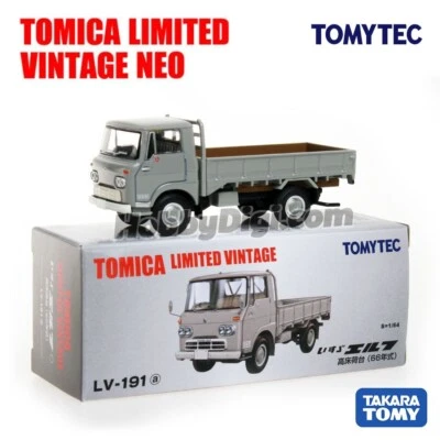 Tomica LV-191a Isuzu Elf High Platform Cargo 66 Years (ASH) - Image 1 of 4