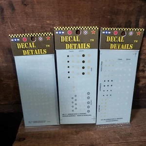 Lot of 3 Pack Decal Details - Armored Division Decals - Picture 1 of 10