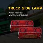 LED Lights Front Rear License Number Plate Lamps Truck Trailer Van Sale Bus Q0D1