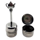 Handle Tea Ball Stainless Steel Sphere Mesh Strainer Filter Spice Infuser Soup