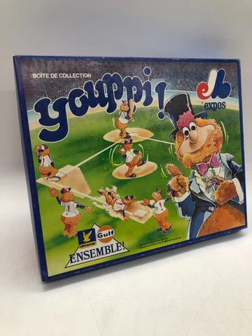 1986 Montreal Expos Baseball Team Mascot Youppi 12pc 3" Figure Collection Set Cover
