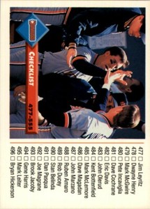1993 Donruss Checklist #528