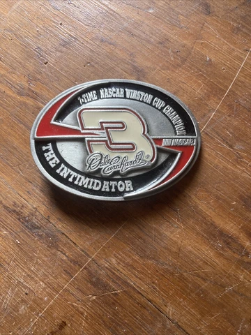 Dale Earnhardt VTG Vintage NASCAR offical belt buckle The Intimidator Cover