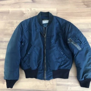 BUZZ RICKSON'S B-15C MA-1 M11046 Flight jacket Men's Size 36 Navy fading - Picture 1 of 9