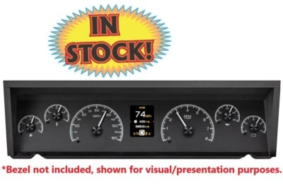 Medidores Dakota HDX-77C-CAP-K - 1977-90 Caprice/Impala/84-86 Parisienne HDX-Negro Foto 1 de 4