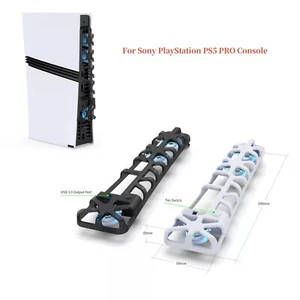 Rear Cooling Fan with Blue Light For Sony PlayStation PS5 PRO Console Heat Sink - Picture 1 of 10