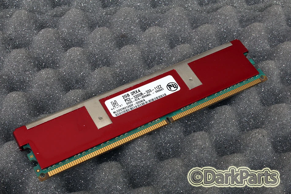 Netlist NLD257R21203F-D32KIA 2GB PC2-3200R-333-11ZZ Memory RAM PE1850 - Immagine 1 di 1