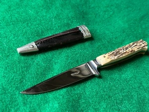 Vintage Fixed Blade Hunting Mini Knife - Solingen Germany - Picture 1 of 13