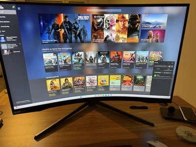 Samsung Odyssey G7 32" Gaming Monitor - WQHD 2560x1440p - 240Hz - Curved - RGB - Bild 1 von 3