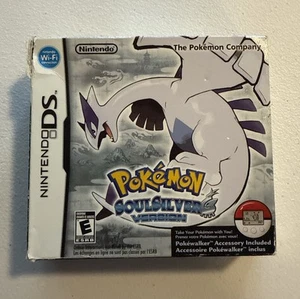 Pokemon: SoulSilver Version (Nintendo DS, 2010) with Pokewalker CiB Authentic - Picture 1 of 24