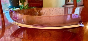 Vidrio artístico de amatista Mark J Sudduth grande firmado - Imagen 1 de 14