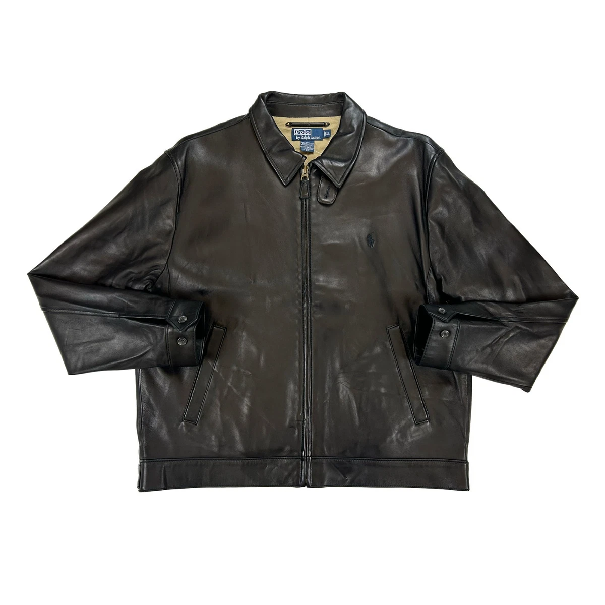Polo Ralph Lauren Leather Jacket 刺繍なし Polo Ralph Lauren Leather Jacket 刺繍なし Limited-Edition Leather