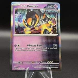 Iron Boulder 46/131 Pokemon TCG Prismatic Evolutions Holo Foil Rare Card NM - Picture 1 of 2