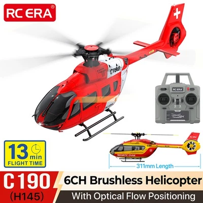 RC ERA C190(H145) RC 6CH Helicopter Optical Flow Gyro Dual Brushless Airplane - Image 1 of 4