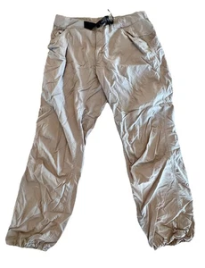 Pantalon Mountain Hardwear homme grand ~33x32 gris nylon ceinturé randonnée camping LIRE - Photo 1/20