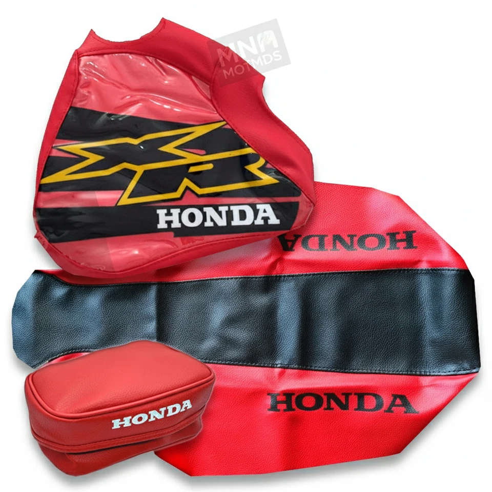 Funda asiento depósito y guardabarros trasero bolsa rojo para honda xr250r xr 250 2000-2003 Foto 1 de 4