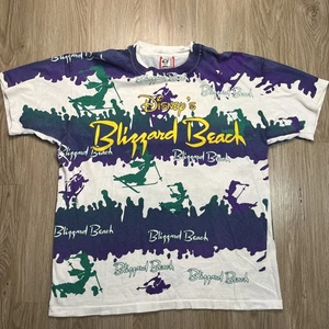 De colección Años 90 Disney World Blizzard Beach Para Hombres Talla Única XL Mickey AOP Puntada Única - Imagen 1 de 3