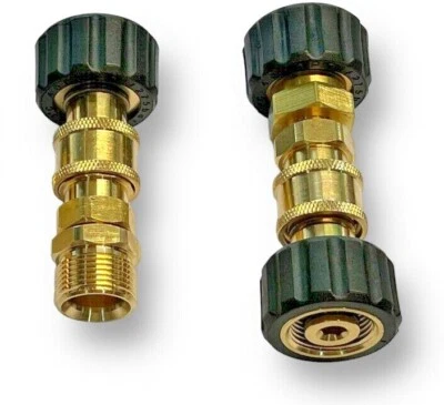 M&M SMARTEK® Idropulitrice Raccordo Rapido Raccordo Tubo Adattatore M22 IG a M22 AG/IG