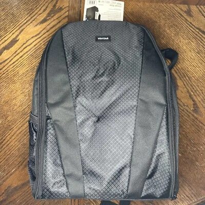 Vivitar Large Photo/Video Backpack for DSLR Camera, Lens and Accessories (Black) - Image 1 of 4
