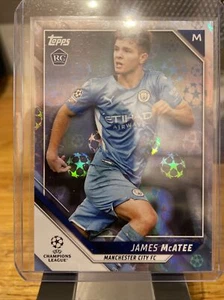 2021-22 Topps UEFA Champions League JAMES MCATEE SPARKLE FOIL SP ROOKIE - Picture 1 of 1