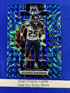 2023 #225 Richard Sherman Panini Mosaic Football Reactive Blue Prizm Seahawks - Picture 1 of 2