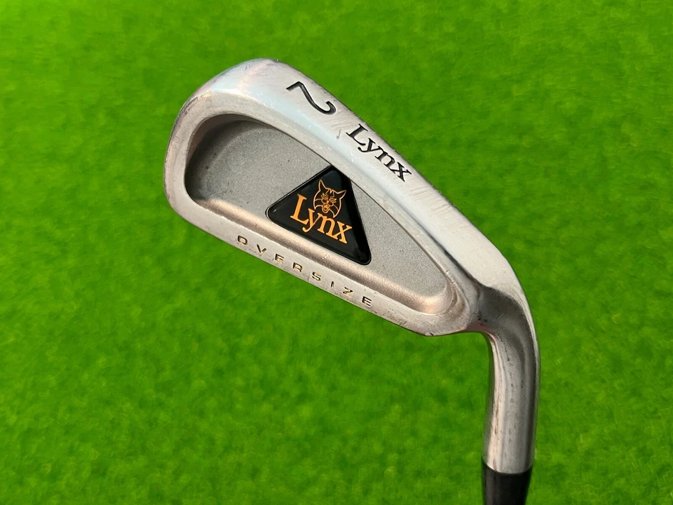 LYNX GOLF OVERSIZE (2) HIERRO para diestros grafito rígido flexible agarre original 40" Foto 1 de 4