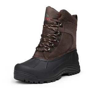 Men's Winter Snow Boots Waterproof Insulated Hiking Work Shoes Non-Slip Size6-15 - Picture 1 of 14