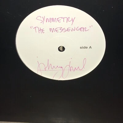 TEST PRESSING Symmetry - The Messenger Vinyl SIGNED by Johnny Jewel Chromatics - Image 1 of 3