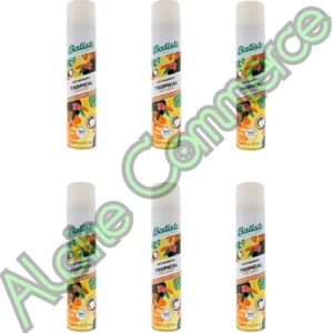 *6-Bottles* Batiste Dry Shampoo Tropical Coconut Instant Hair Refresh 200mL - Picture 1 of 3