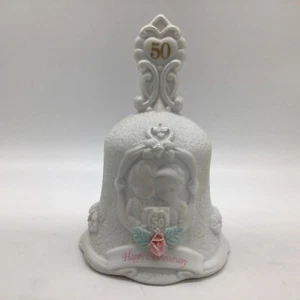 Vintage Precious Moments Porcelain“To Have And To Hold”50th Anniversary Bell(95) - Picture 1 of 10