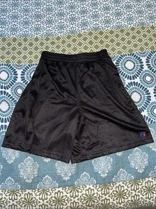 Russell Athletic black sports shorts Size L 14/16 - Picture 1 of 6