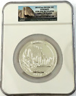 2010 5 oz Silver 25C ATB YOSEMITE NGC Gem Uncirculated Early Releases