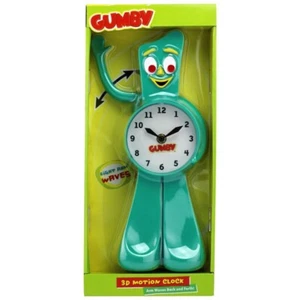 Gumby animierte Uhr MENGENRABATTE - KOSTENLOSES GESCHENK - Bild 1 von 7