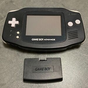 Nintendo GameBoy Advance Console Black AGB-001 Japan GBA Tested and Works