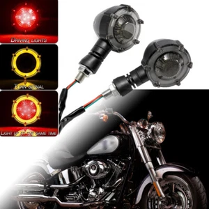 For Yamaha V Star 650 950 1100 Chrome Motorcycle LED Blinker Turn Signals Light - Picture 1 of 12