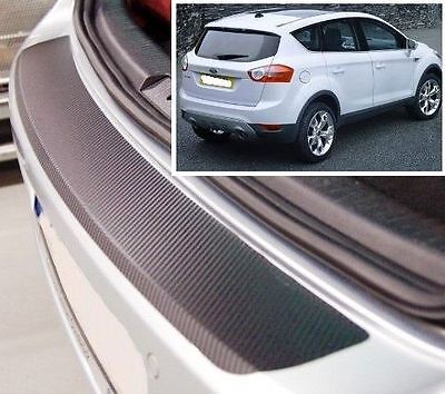 Ford Kuga MK1 - Carbon Style Rear Bumper Protector • 11.66€