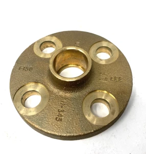 Lee Brass 11-345  Leaded Cast Solder Companion Flange 4 Bolt  3" Size 150 LB - Picture 1 of 11