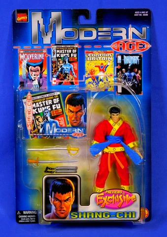 MARVEL MODERN AGE SHANG-CHI TOY BIZ 1999 PREVIEWS EXCLUSIVE Cover